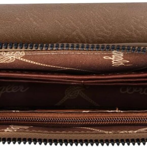 Wrangler RFID Crossbody Wallet Purse Vegan Leather Small Purses for Women with P - Picture 5 of 7